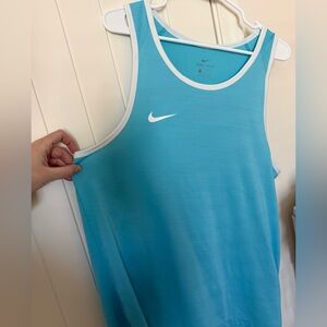 Nike Men's Blue Dri-Fit Tank Top